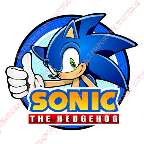 Sonic the Hedgehog Customize Temporary Tattoos Stickers NO.5317
